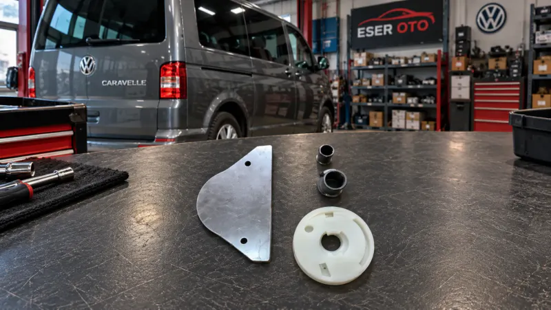 Volkswagen Caravelle Sürgülü Kapı Makara Kapağı ve Burçları